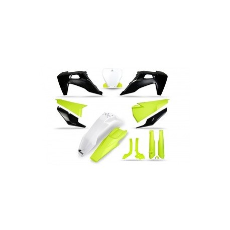 Kit plastiques UFO jaune fluo/gris - Husqvarna