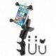 Pack complet RAM MOUNTS X-Grip bras medium fixation en U sur guidon ou réservoir de frein/embrayage - smartphones S/M