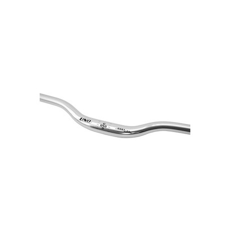 Cintre de vélo VTT / Ville UNO Rise bar Ø31,8 - 640 mm Argent