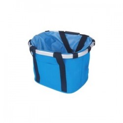 Panier à vélo V BIKE tissu bleu 17l