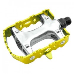 Pédales XERAMA Freestyle VTT/Ville alu 1/2" Jaune