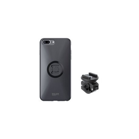 Pack Complet SP CONNECT Moto Bundle fixé sur rétroviseur - iPhone 8 Plus