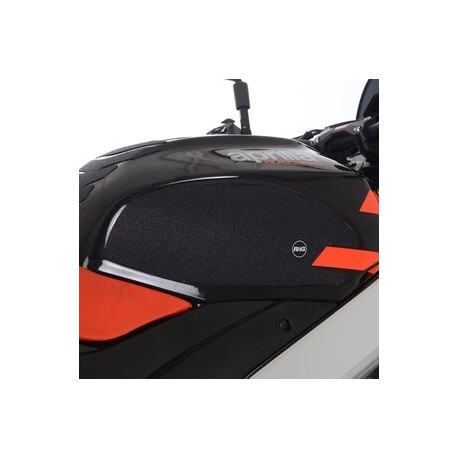 Kit grip de réservoir R&G RACING 2 pièces - noir Aprilia Tuono V4