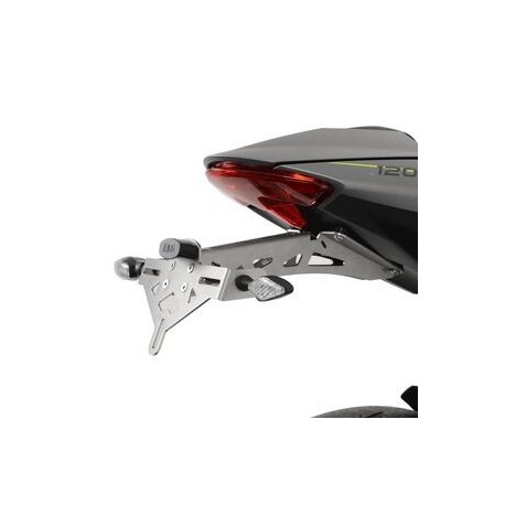 Support de plaque R&G RACING - argent Triumph Speed Triple 1200 RS