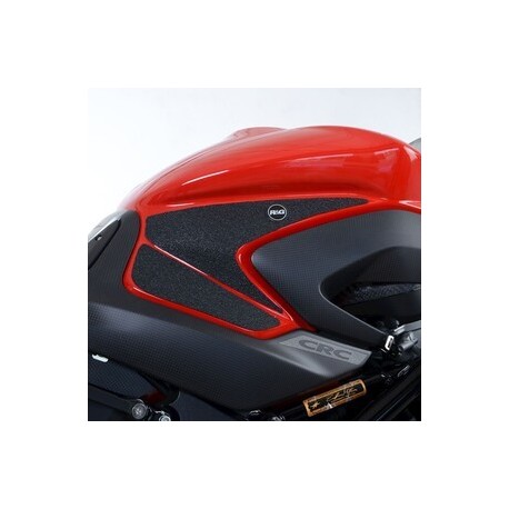 Kit grip de réservoir R&G RACING noir (4 pièces) - MV Agusta Brutale 1000RR