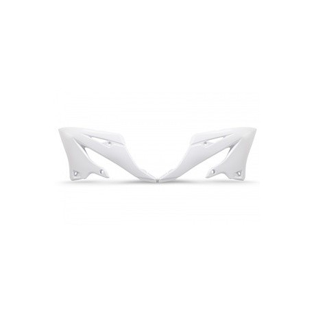 Ouïes de radiateur UFO blanc Yamaha YZ125/250