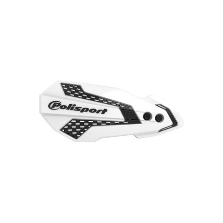 Protège-mains POLISPORT MX Flow blanc / noir - Honda CRF450R / RX