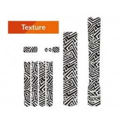 Kit XL protection adhésive pour cadre de vélo ALGIS Texture noir