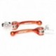 Ensemble de leviers flexibles forgés RFX Race (Orange) - KTM Divers freins Brembo / embrayages Brembo