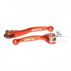 Ensemble de leviers flexibles forgés RFX Race (Orange) - KTM Divers freins Brembo / embrayages Magura