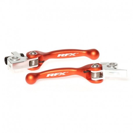 Ensemble de leviers flexibles forgés RFX Race (Orange)