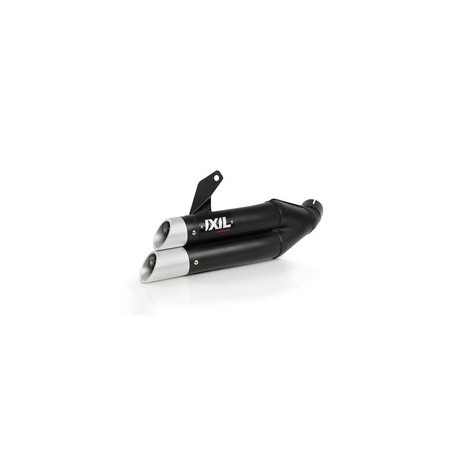 Silencieux IXIL Dual Hyperlow L3XB inox noir / alu - Honda CBR500R