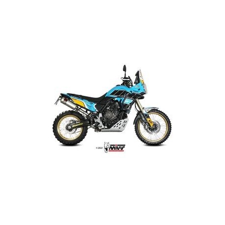 Silencieux MIVV Dakar Slip-On acier inoxydable - Yamaha Ténéré 700 19-22