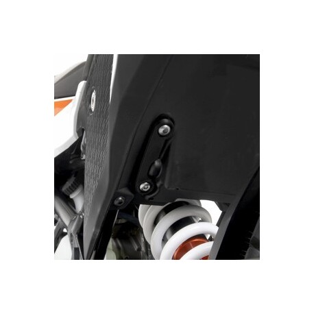 Cache orifice reposes-pieds arrière R&G RACING noir - KTM390 Adventure