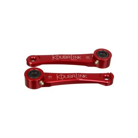 Kit de rabaissement de selle KOUBALINK (57.2 - 63.5 mm) rouge - Honda