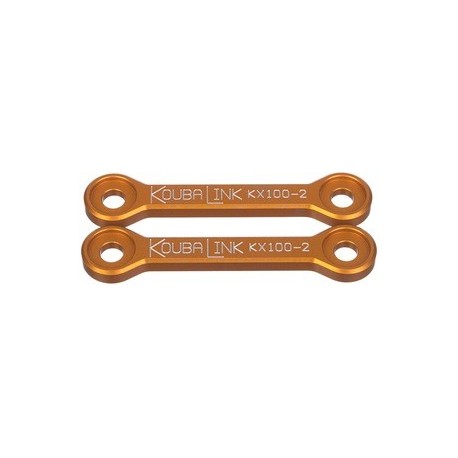 Kit de rabaissement de selle KOUBALINK (44.5 mm) orange Kawasaki / Suzuki