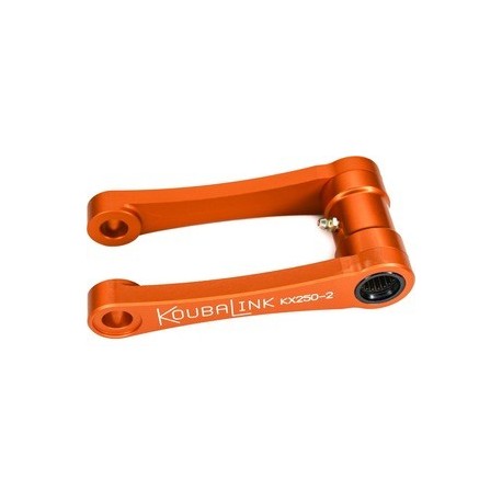 Kit de rabaissement de selle KOUBALINK (41.3 mm) orange - Kawasaki KX250