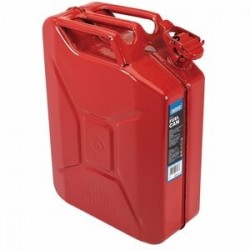 Bidon de carburant en acier DRAPER - rouge 20L