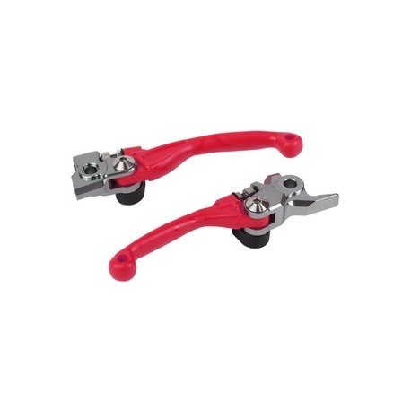 Jeu de leviers POLISPORT Pivor Incassable rojo - Honda CR125R / 250R