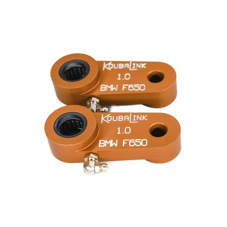 Kit de rabaissement de selle KOUBALINK (25.4 mm) orange - BMW F650 Funduro