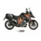 Silencieux MIVV Dakar Slip-On acier inoxydable noir - KTM 1290 Superduke GT