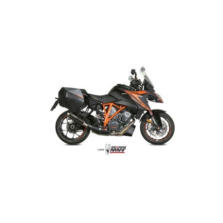 Silencieux MIVV Dakar Slip-On acier inoxydable noir - KTM 1290 Superduke GT