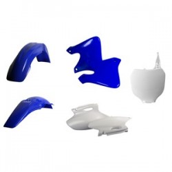 Kit plastique POLISPORT bleu/blanc - Yamaha YZ 450F