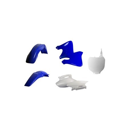 Kit plastique POLISPORT bleu/blanc - Yamaha YZ 450F