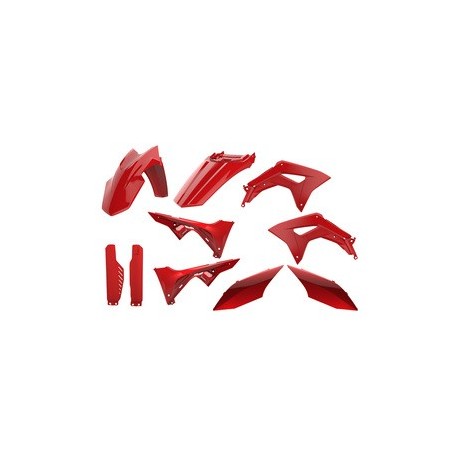 Kit plastique POLISPORT rouge - Honda CRF 150L