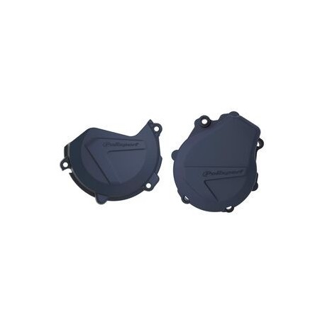 Protections de carters d'embrayage et d'allumage POLISPORT bleu