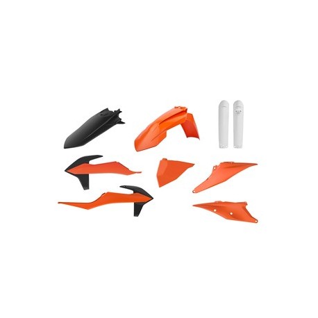 Kit plastique POLISPORT couleur origine - KTM EXC/EXC-F