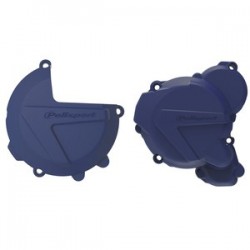 Protections de carters d'embrayage et d'allumage POLISPORT bleu