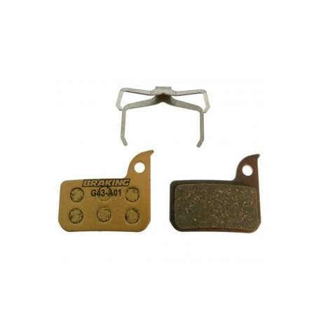 Plaquettes de frein vélo BRAKING Carbo-Metallic