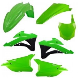 Kit plastiques POLISPORT couleur origine - Kawasaki KX 85 (92)