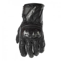 Gants RST Ladies Stunt III CE femme cuir/textile - noir taille 9/XL