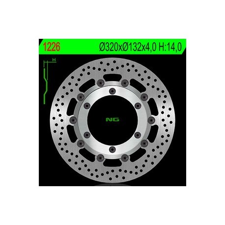 Disque de frein NG BRAKES flottant - 1226