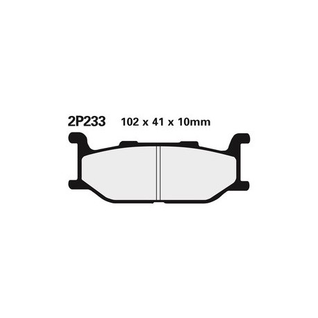 Plaquettes de frein NISSIN 2P-233NS semi-métallique Yamaha