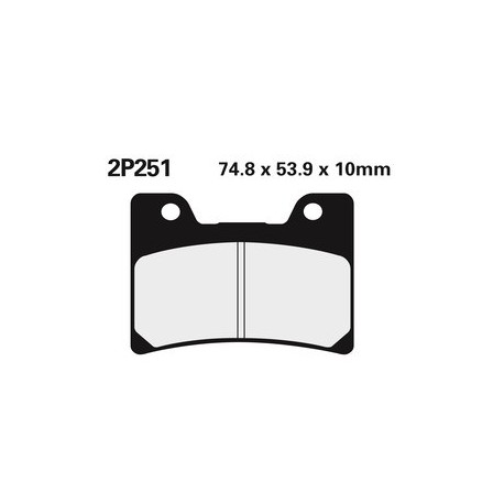 Plaquettes de frein NISSIN 2P-251NS semi-métallique Yamaha