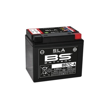 Batterie BS BATTERY SLA sans entretien activé usine - BB7C-A