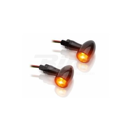 Clignotants LED V-PARTS 12V alu noir