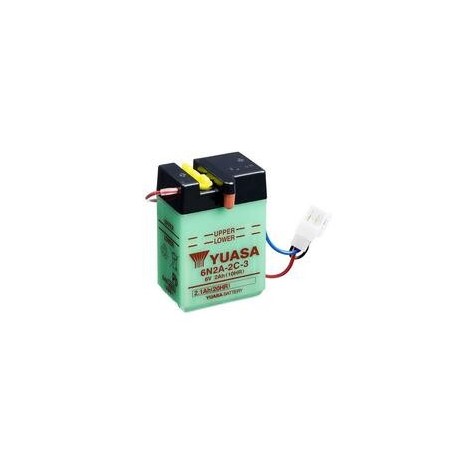 Batterie YUASA conventionnelle sans pack acide - 6N2A-2C-3