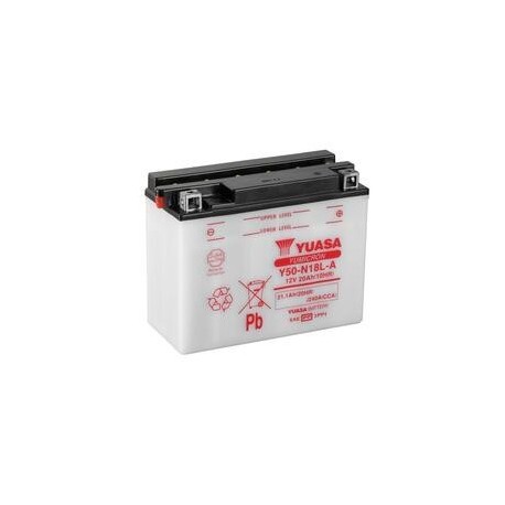 Batterie YUASA conventionnelle sans pack acide - Y50-N18L-A