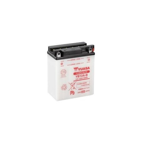 Batterie YUASA conventionnelle sans pack acide - YB12A-B