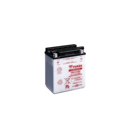 Batterie YUASA conventionnelle sans pack acide - YB14-B2