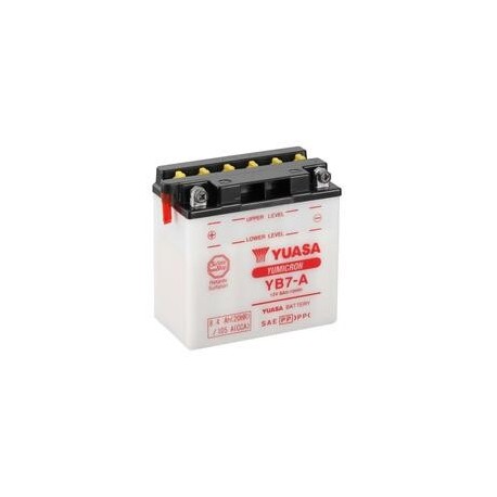 Batterie YUASA conventionnelle sans pack acide - YB7-A