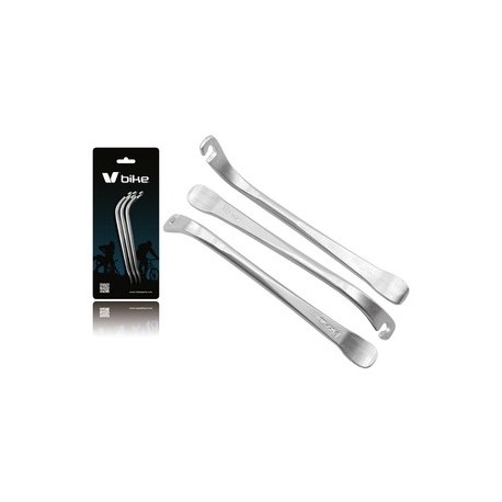 Jeu de démonte-pneus V BIKE aluminium