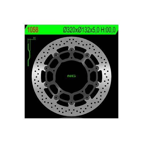 Disque de frein NG BRAKES flottant - 1058