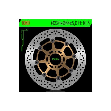 Disque de frein NG BRAKE DISC Flottant - 1060