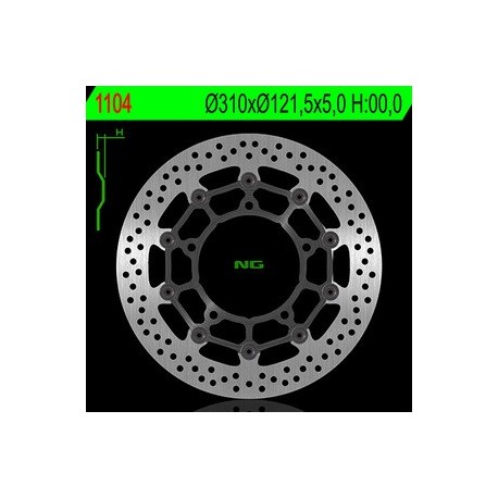 Disque de frein NG BRAKE DISC Flottant - 1104