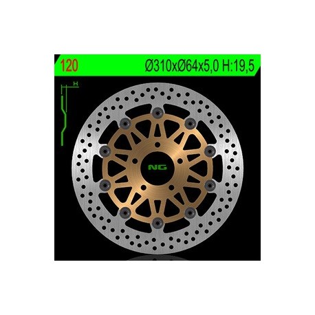 Disque de frein NG BRAKE DISC Flottant - 120